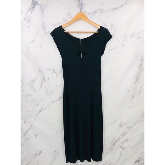 Narciso Rodriguez Designer Bodycon Little Black Dress - Picture 4 of 8